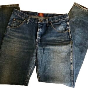 Wrangler Classic Slim Fit Blue Denim Jeans Size 36